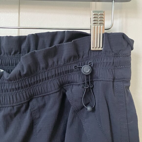 Athleta Trekkie Parachute Pants Womens 8 Navy Blue Outdoor Athleisure Gorpcore - Picture 4 of 12